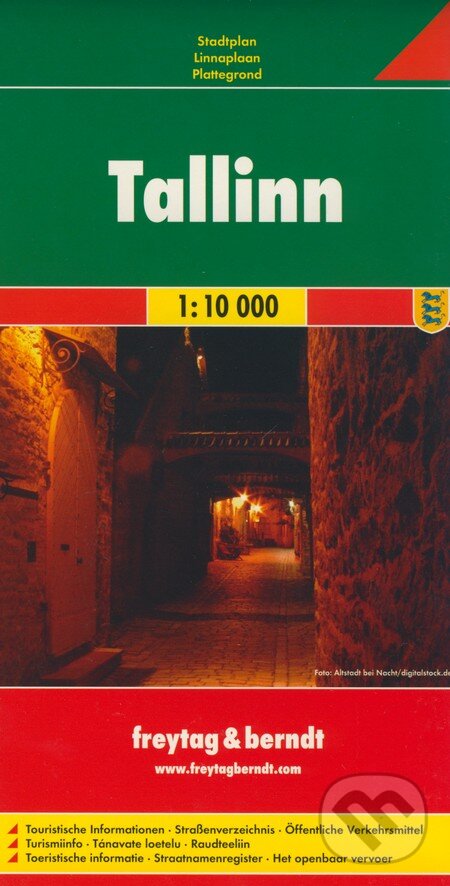 Levně Tallinn 1:10 000 (Mapa mesta)