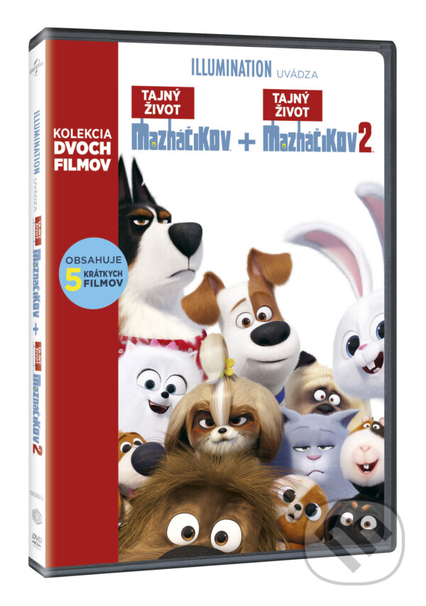 Levně Tajný život maznáčikov kolekcia 1.+2. (2DVD) - Chris Renaud - film z kategorie Animované filmy