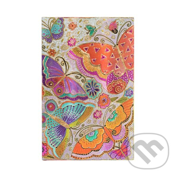 Paperblanks - diár Flutterbyes 2020 (Paperblanks)