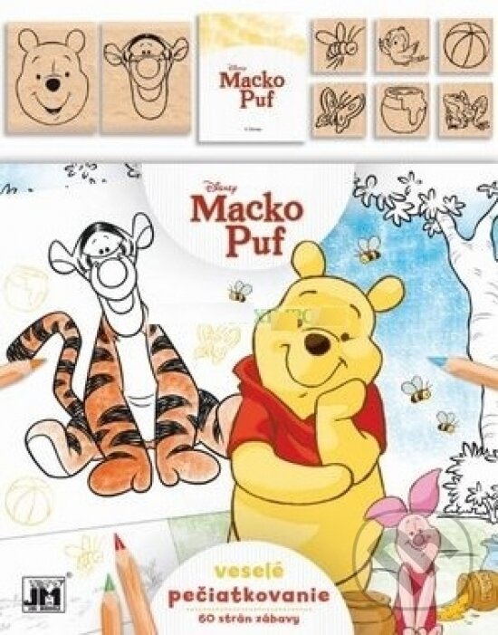 Levně Veselé pečiatkovanie/Macko Puf - kniha z kategorie Pre deti a mládež