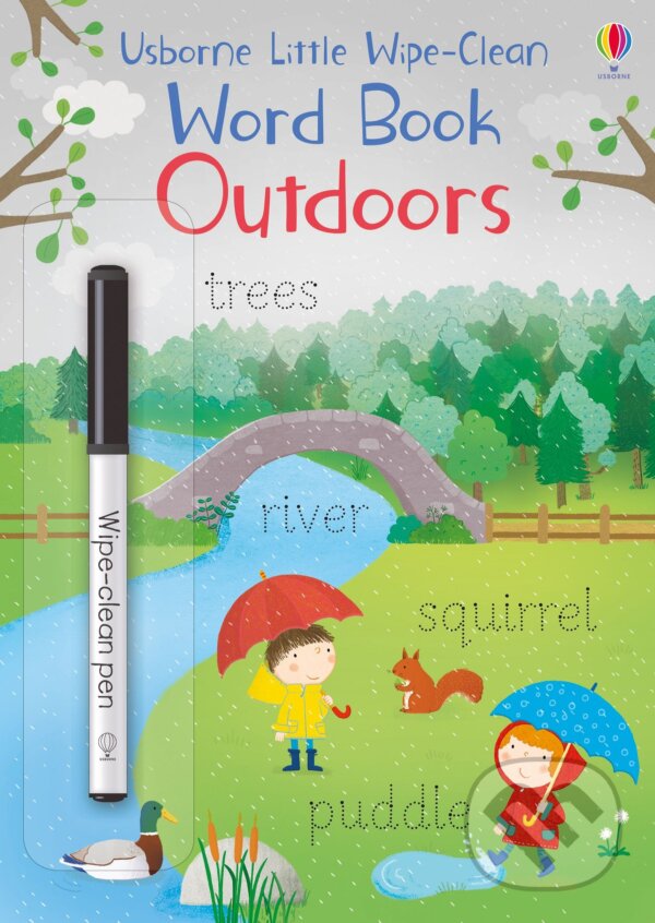 Levně Little Wipe-Clean Word Books Outdoors - Felicity Brooks, Marta Cabrol (ilustrátor) - kniha z kategorie Naučné knihy