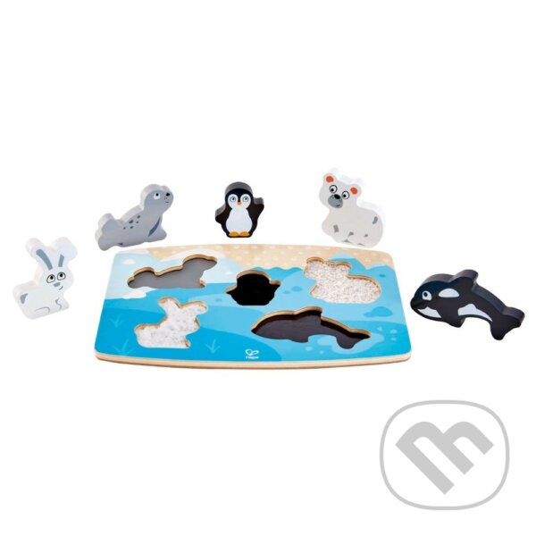 Levně Hmatové puzzle Zvieratká zo severného pólu - puzzle z kategorie Náučné puzzle