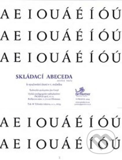 Kniha: Skládací abeceda (Prodos). Prodos