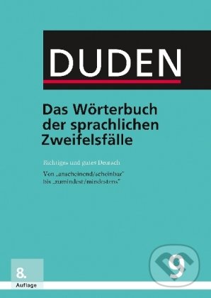 Levně Duden - Das Wörterbuch der sprachlichen Zweifelsfälle - kniha z kategorie Jazykové učebnice a slovníky
