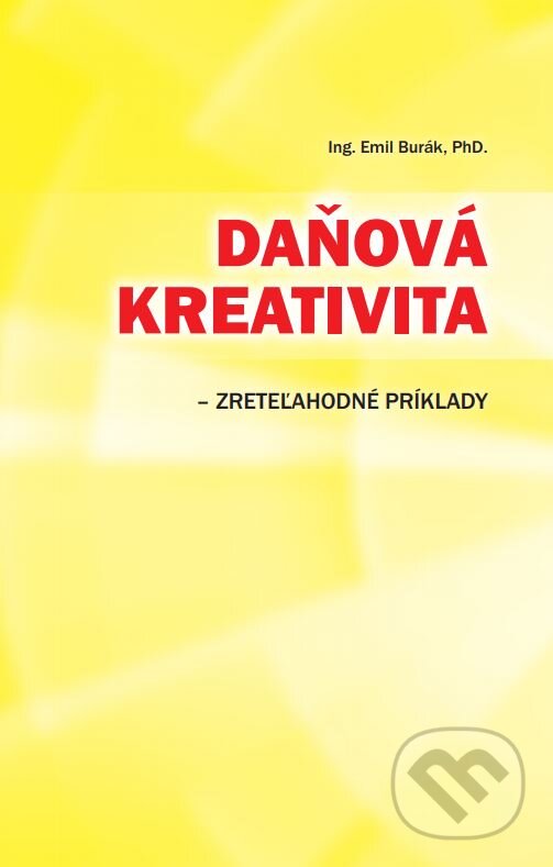 Daňová kreativita - Emil Burák, Tesfo, 2019