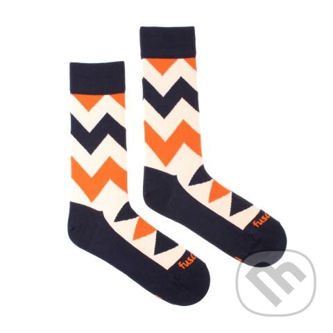 Levně Ponožky Cikcak svetlý M (Unisex veľkosť M (veľkosť 39-42))