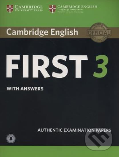 Levně Cambridge English First 3 (Student's Book with Answers with Audio) - kniha z kategorie Jazykové učebnice a slovníky