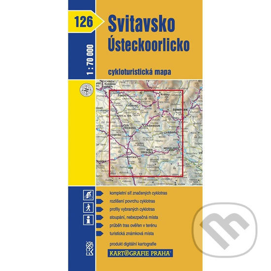 Levně 1: 70T(126)-Svitavsko, Ústeckoorlicko (cyklomapa)