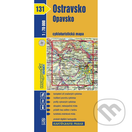 Levně 1: 70T(131)-Ostravsko,Opavsko (cyklomapa)