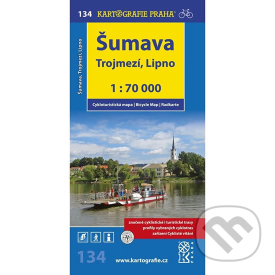 Levně 1: 70T(134)-Šumava-Trojmezí, Lipno (cyklomapa)