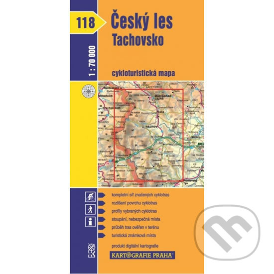 Levně 1: 70T(118)-Český les, Tachovsko (cyklomapa)