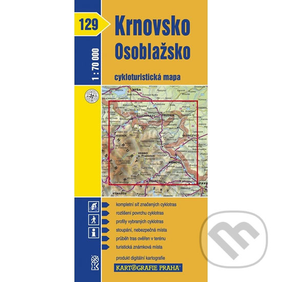 Levně 1: 70T(129)-Krnovsko,Osoblažsko (cyklomapa)