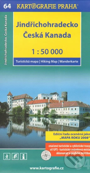 Jindřichohradecko,Česká Kanada (turistická mapa), Kartografie Praha