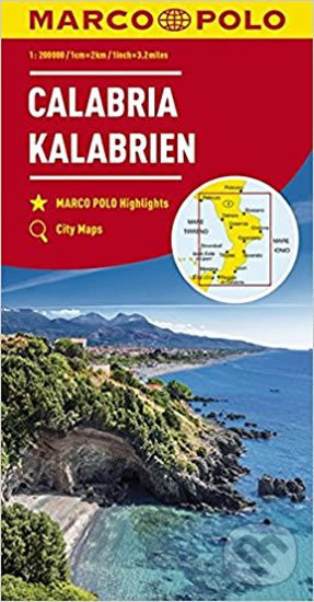Levně Itálie č. 13 - Kalabrien 1:200T MD