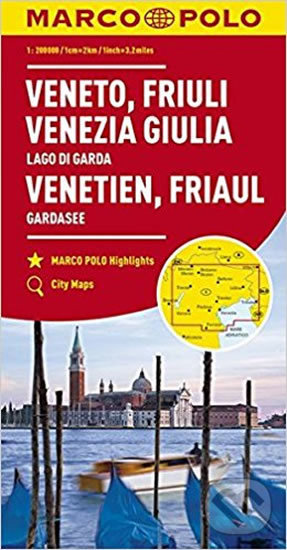 Levně Itálie č. 4 - Veneto, Friaul 1:200T MD