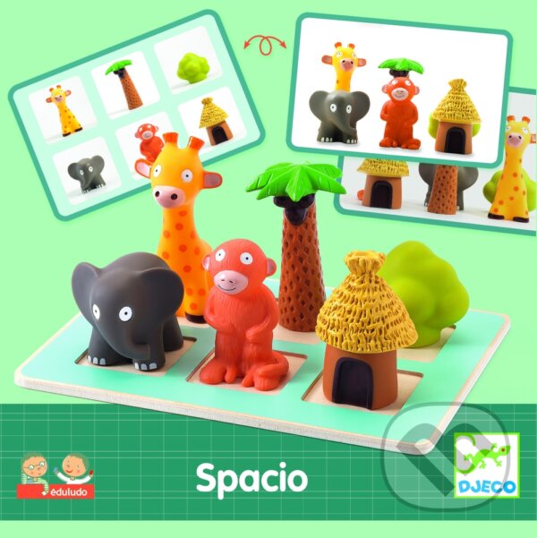 Spoločenská hra: Eduludo – Spacio (Djeco). Djeco, 2019