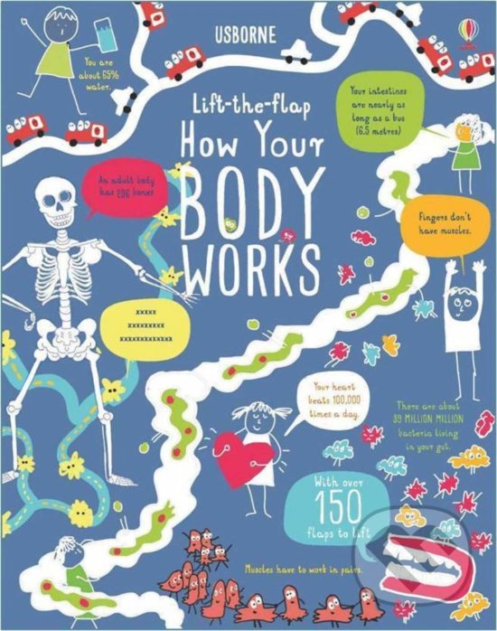 Levně Lift-the-Flap: How Your Body Works - Rosie Dickins, Ocean Mecklenburg (ilustrácie) - kniha z kategorie Naučné knihy