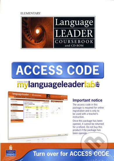 Levně Language Leader - Elementary - Coursebook (With LMS/Access Card Pack) - kniha z kategorie Jazykové učebnice a slovníky