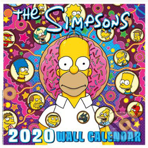 Oficiální kalendář 2020: The Simpsons, Simpsons, 2019
