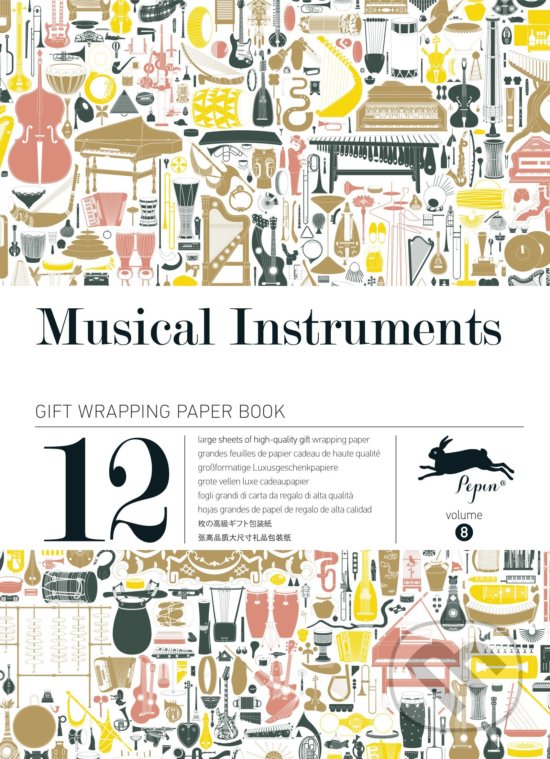 Levně Musical Instruments (Gift & Creative Paper Book Vol. 08)