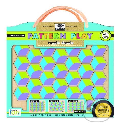 Levně Green Start Pattern Play Wooden Puzzles (Razzle Dazzle (Mix and Match Mosiac Puzzles))
