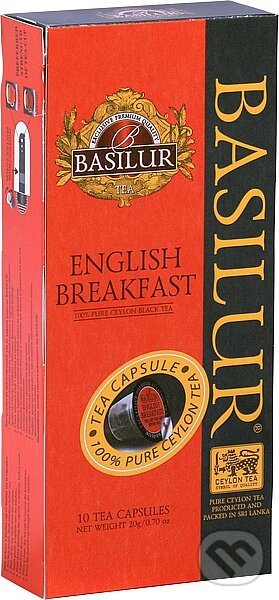 Kávy a čaje: BASILUR TeaCaps English Breakfast kapsule (Bio - Racio). Bio - Racio, 2019