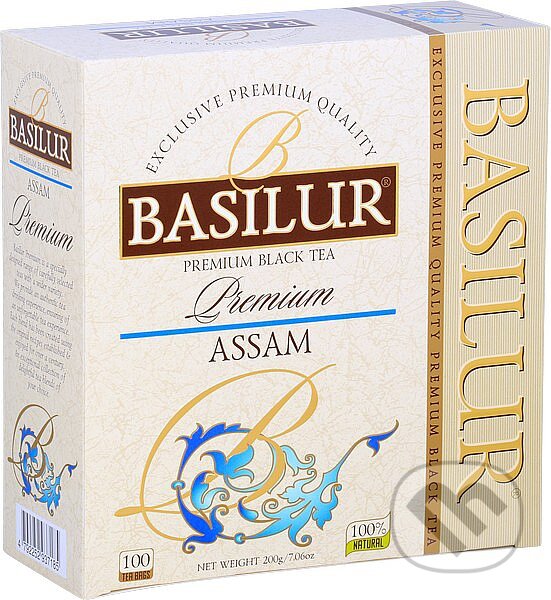 Kávy a čaje: BASILUR Premium Assam (Bio - Racio). Bio - Racio, 2019