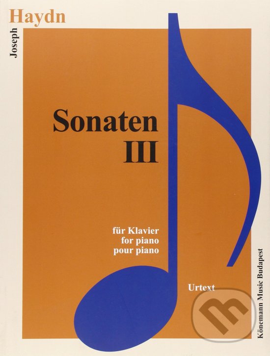 Levně Sonaten III - Joseph Haydn - kniha z kategorie Noty