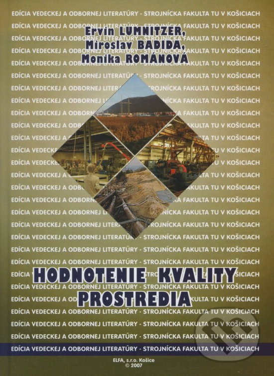 Levně Hodnotenie kvality prostredia - Ervin Lumnitzer - kniha z kategorie Vysoké školy