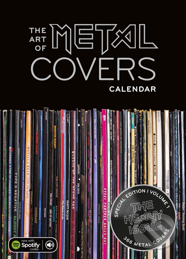 Levně The Art of Metal Covers (Calendar) (365 Vinyl Covers)