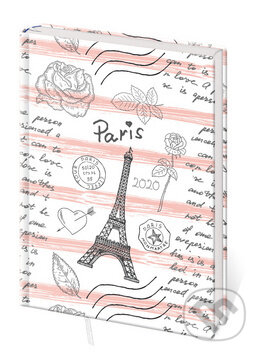 Diář 2020 B6 LYRA: denní Paris, Stil calendars, 2019