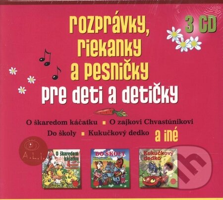 Levně Rozprávky, riekanky a pesničky pre deti a detičky (3CD) - audiokniha z kategorie Rozprávky