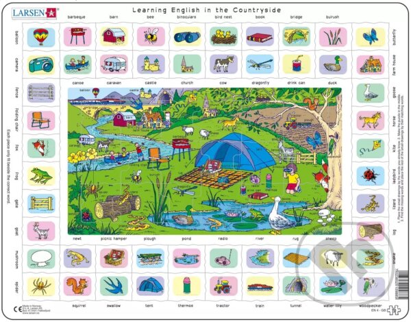 Levně Learning English Puzzle 4 EN4 - puzzle z kategorie Náučné puzzle