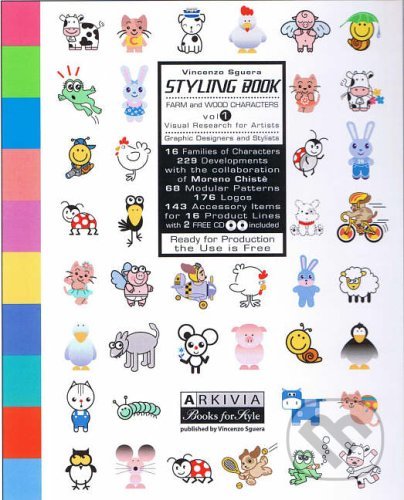 Levně Styling Book (Volume 1) (Farm and Wood Characters) - kniha z kategorie Umenie, dizajn a architektúra