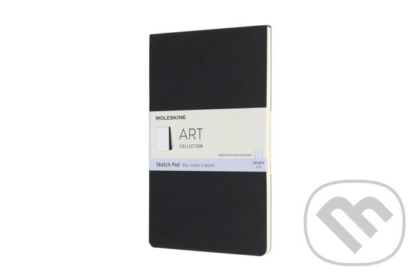 Levně Moleskine - skicár blok (čierny) (stredný, čistý)