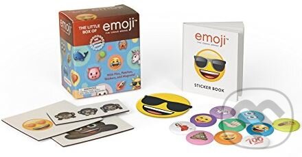 Levně The Little Box of Emoji: With Pins, Patch, Stickers, and Magnets!