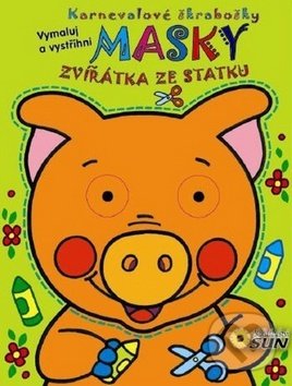Levně Masky Zvířátka ze statku - kniha z kategorie Omaľovávanky