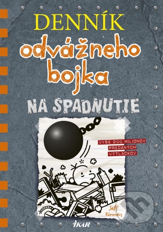 Levně Denník odvážneho bojka 14 (Na spadnutie) - Jeff Kinney - kniha z kategorie Beletria