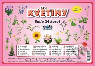 Levně Květiny - Sada 24 karet - Petr Kupka - kniha z kategorie Materská škola a predškoláci