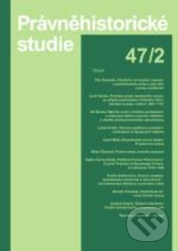 Levně Právněhistorické studie 47-2
