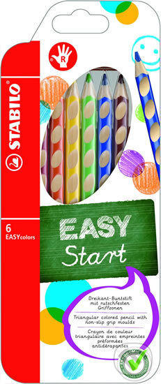 Levně STABILO EASYcolors pravák - sada 6 ks