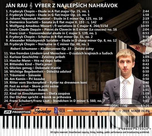 Levně Ján Rau: Výber z najlepších nahrávok - Ján Rau