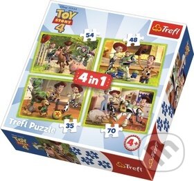 Toy Story 4: Příběh hraček 4v1, Trefl, 2019