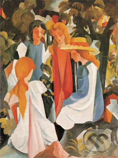 Levně 4 děvčata: August Macke - puzzle z kategorie Umelecké