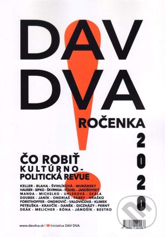 Levně DAV DVA ročenka 2020 - Kolektív autorov - kniha z kategorie Sociológia
