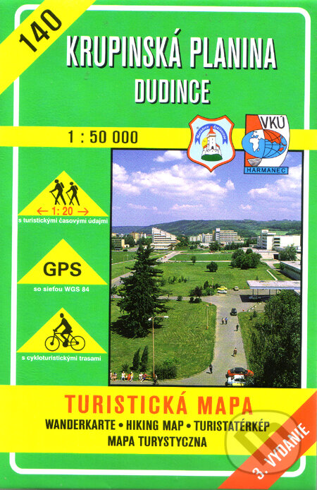 Krupinská planina - Dudince - turistická mapa č. 140 - Kolektív autorov, VKÚ Harmanec, 2001