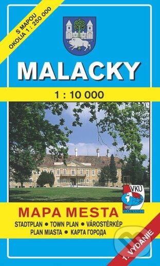 Malacky 1:10 000 - Kolektív autorov, VKÚ Harmanec, 2001