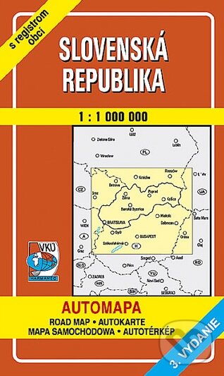 Slovenská republika 1:1 000 000 (Autorský kolektiv). VKÚ Harmanec, 2002