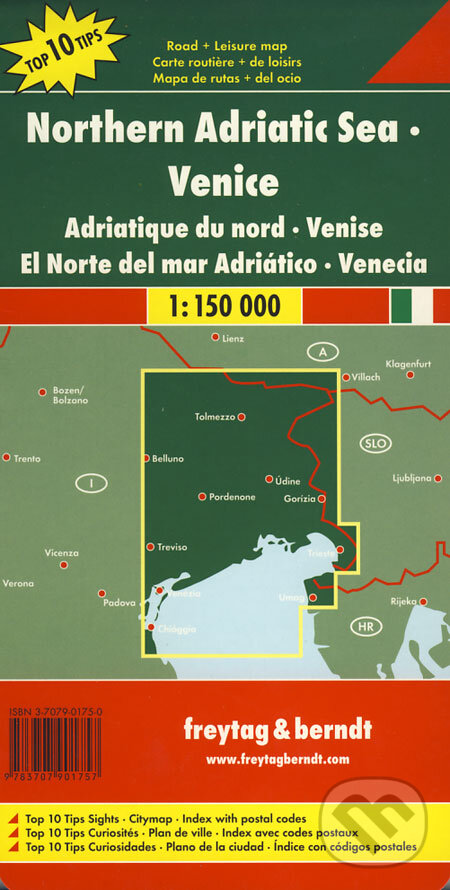 Levně Northern Adria, Venedig 1:150 000 (Automapa)