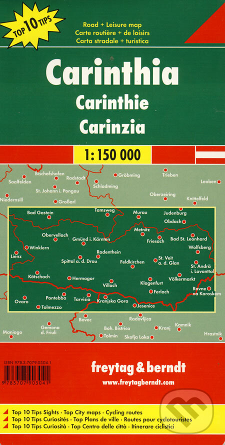 Levně Carinthia 1:150 000